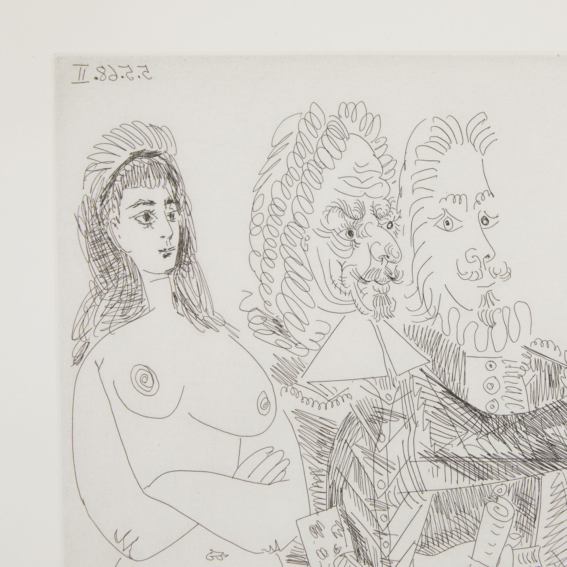 Picasso "L'Atelier" Etching 347 Series - Bild 4 aus 7