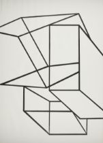 Al Held Geometric Lithograph 1969