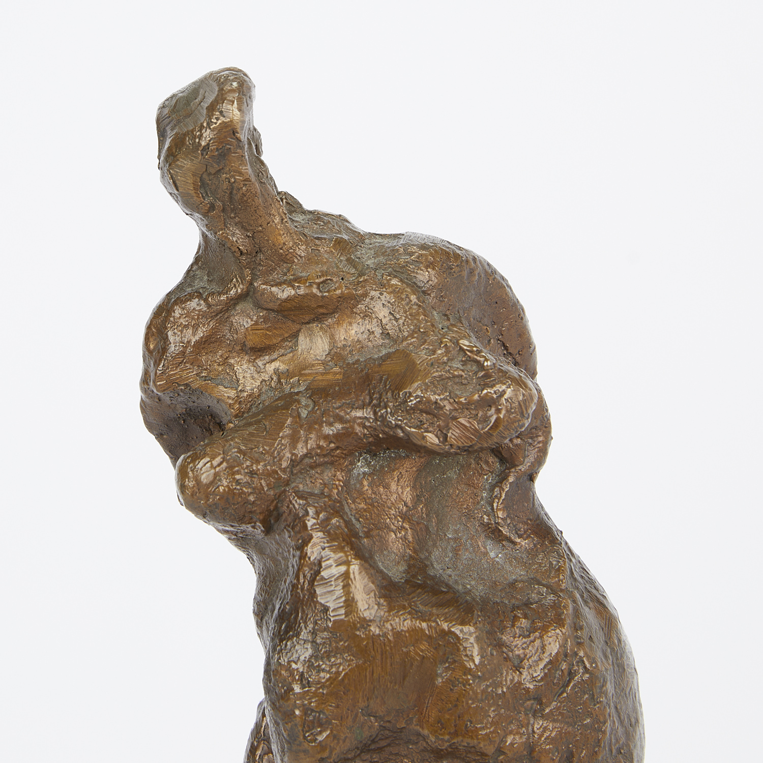 George Spaventa Figural Cast Bronze Sculpture 1962 - Image 2 of 9
