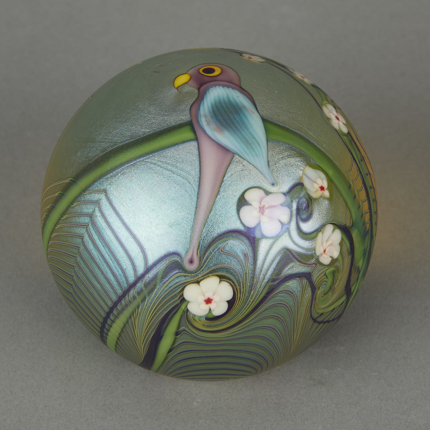 3 Orient & Flume Favrile Glass Paperweights - Image 2 of 11