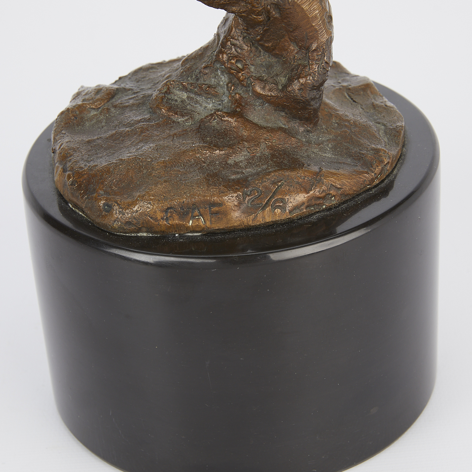 George Spaventa Figural Cast Bronze Sculpture 1962 - Image 8 of 9