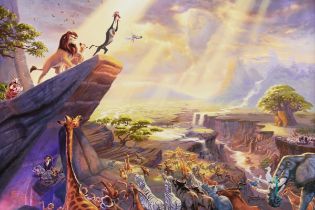 Thomas Kinkade "The Lion King" Giclee Print