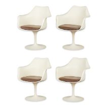 Set 4 Eero Saarinen for Knoll Tulip Shell Chairs