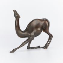 Loet Vanderveen Bronze Camel Sculpture