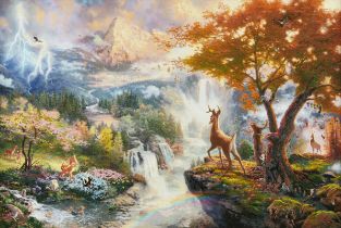 Thomas Kinkade "Bambi's First Year" Giclee