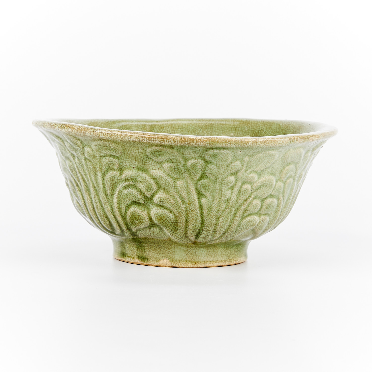 Chinese Late Qing Celadon Glaze Ceramic Bowl - Image 4 of 9