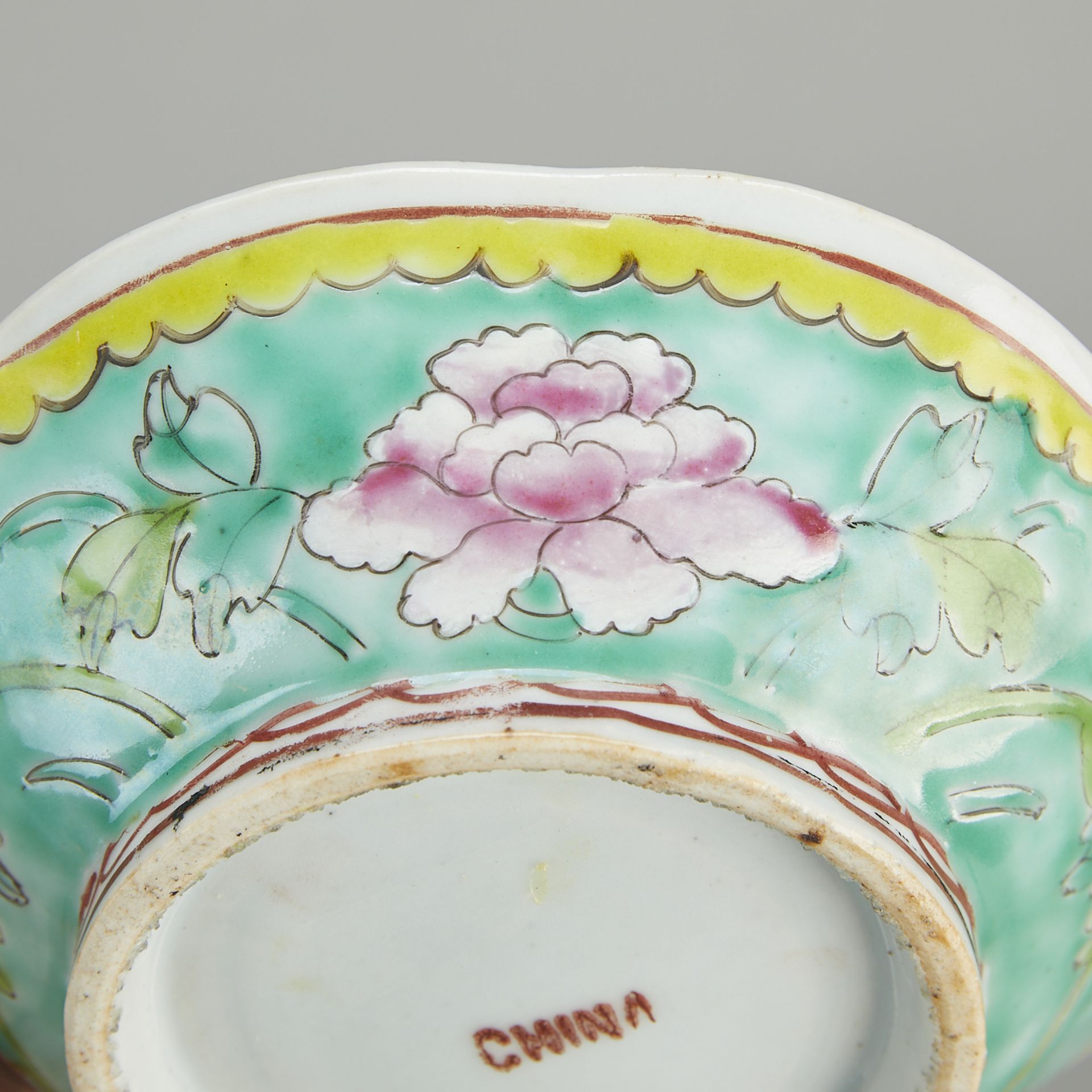8 Chinese Famille Rose Porcelain Dishes - Bild 23 aus 27