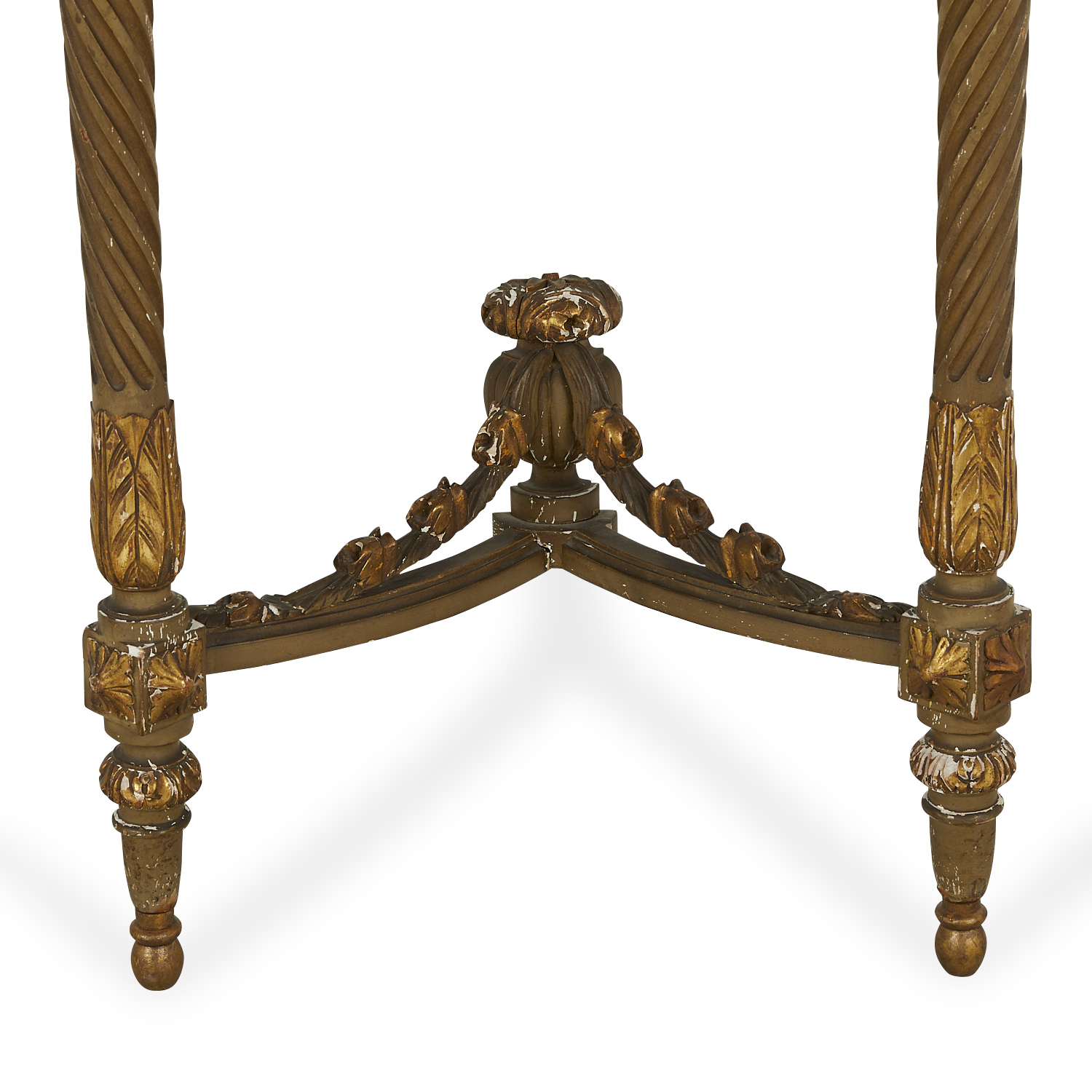 Pr French Louis XVI Style Demilune Hall Tables - Image 10 of 22