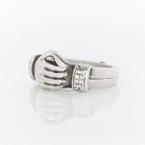 Samuel Kalina Sterling Fede Gimmel Ring