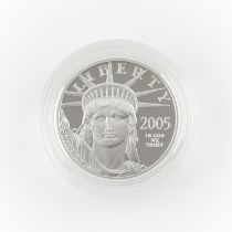 2005 $50 Platinum Statue of Liberty Proof Coin