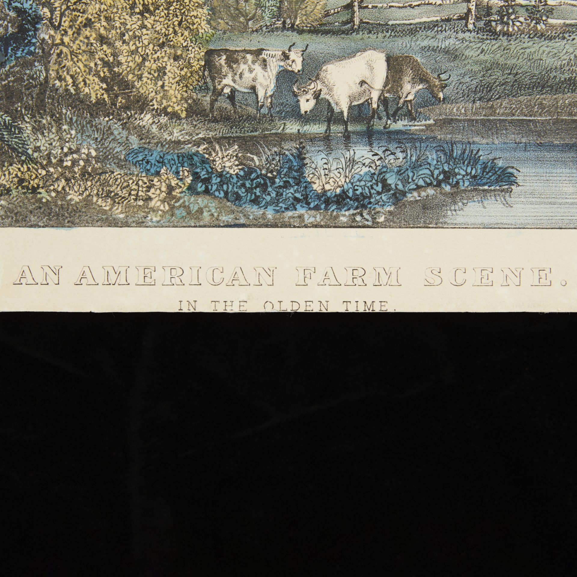 Currier & Ives "American Farm Scene: Olden Time" - Image 2 of 7
