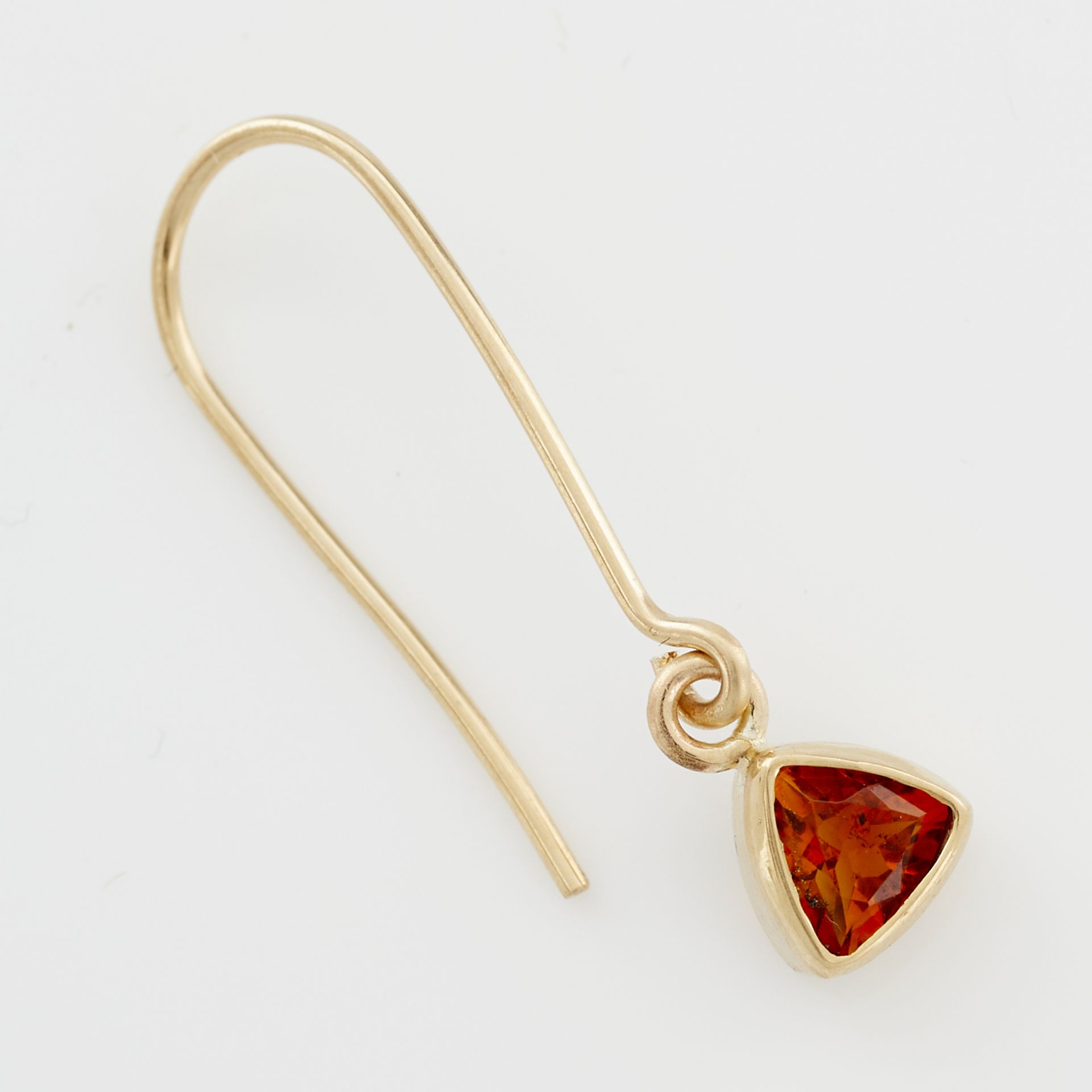 14k Yellow Gold & Citrine Earrings - Image 7 of 7