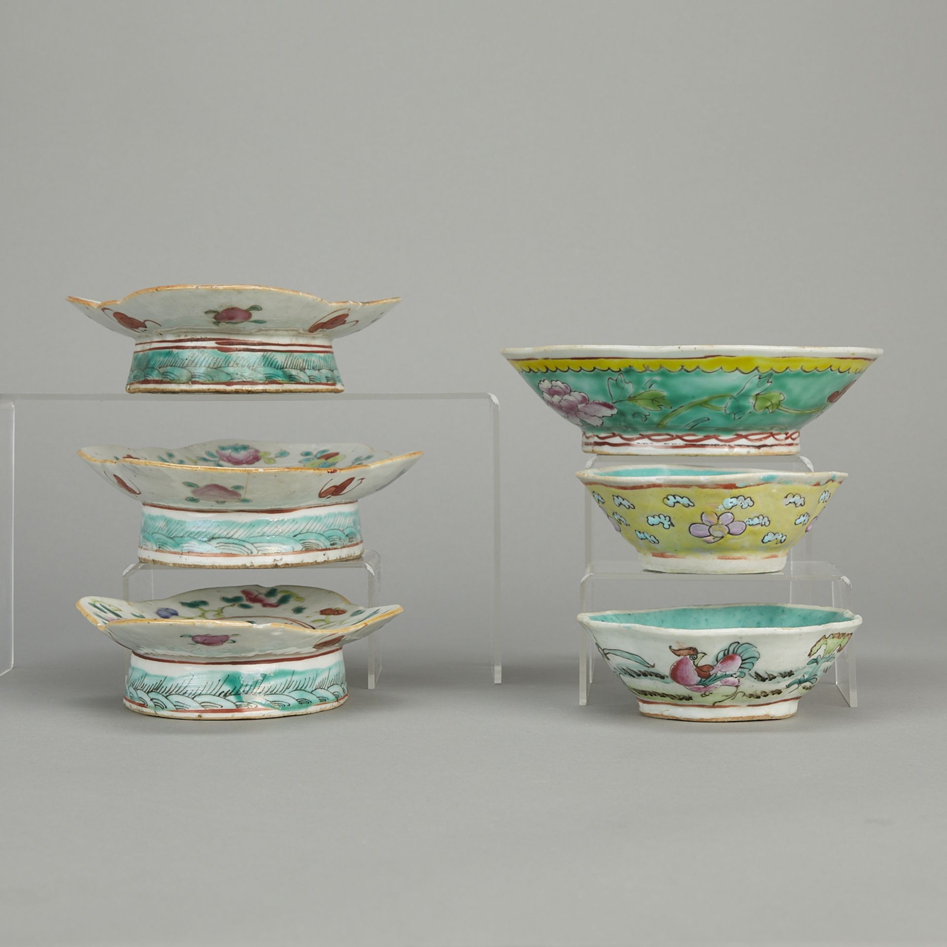 8 Chinese Famille Rose Porcelain Dishes - Image 10 of 27
