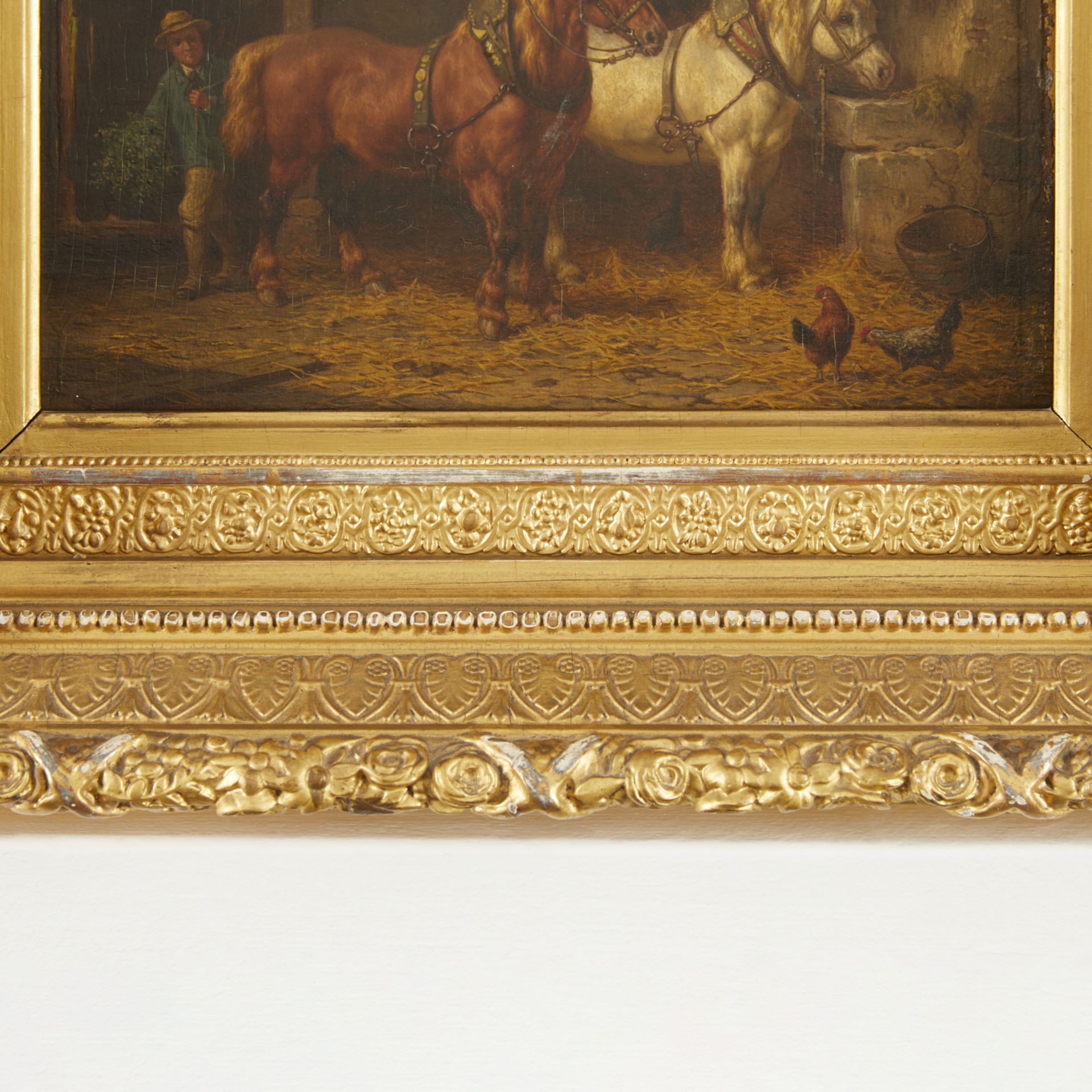 Attributed W.J. Boogaard Equestrian Painting - Image 5 of 10