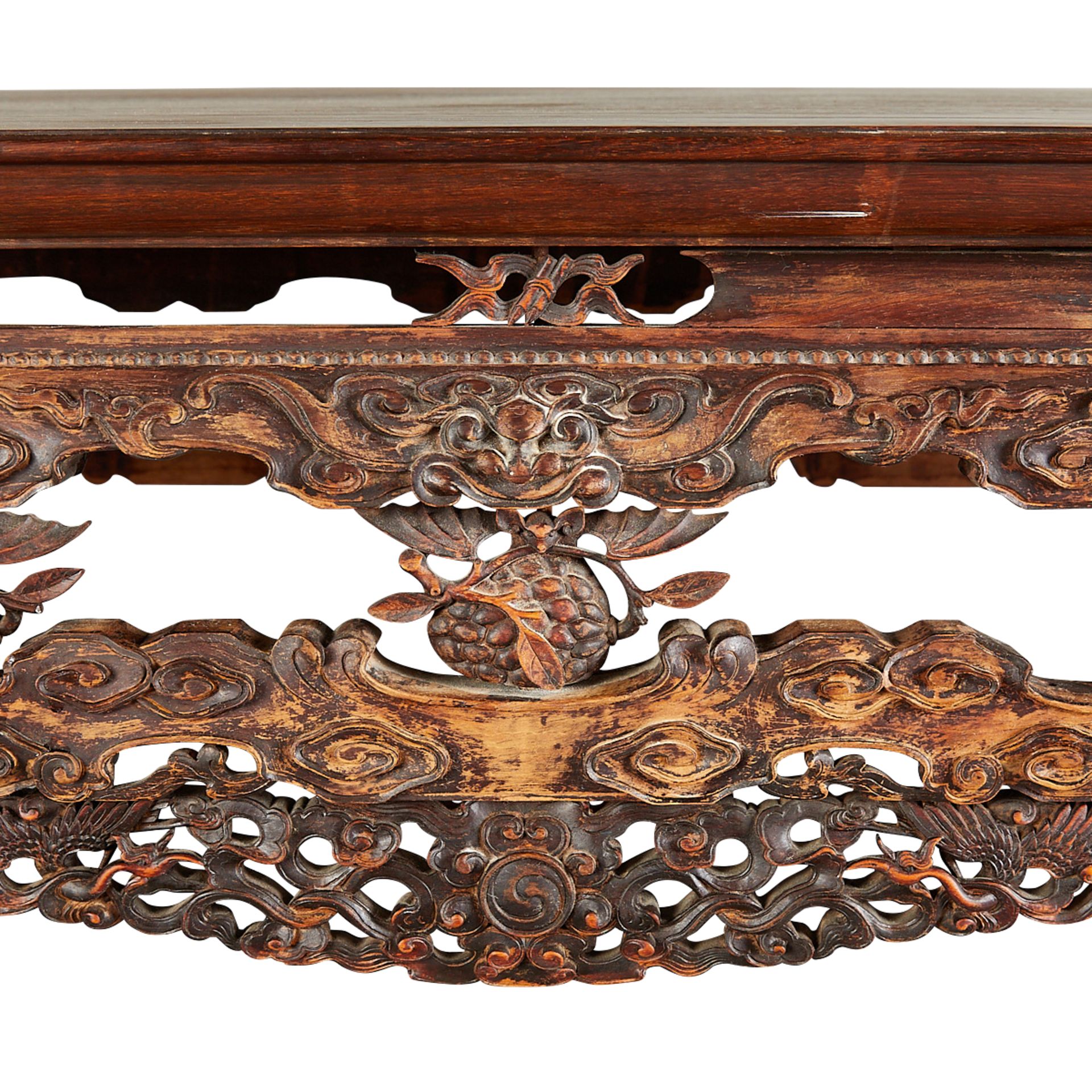 19th c. Vietnamese or Chinese Carved Altar Table - Bild 10 aus 14
