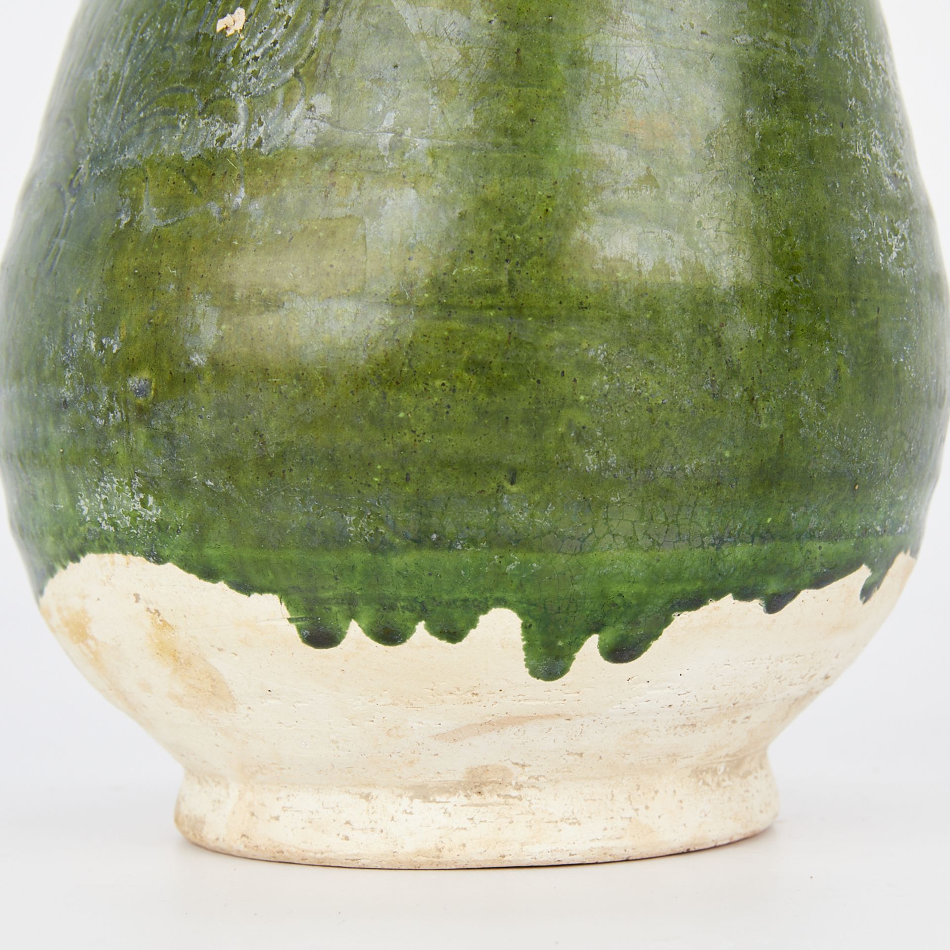 Chinese Liao Green Glazed Ceramic Ewer - Image 10 of 10