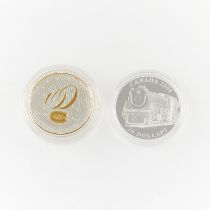 2 Canadian Sterling Silver Commemorative Coins