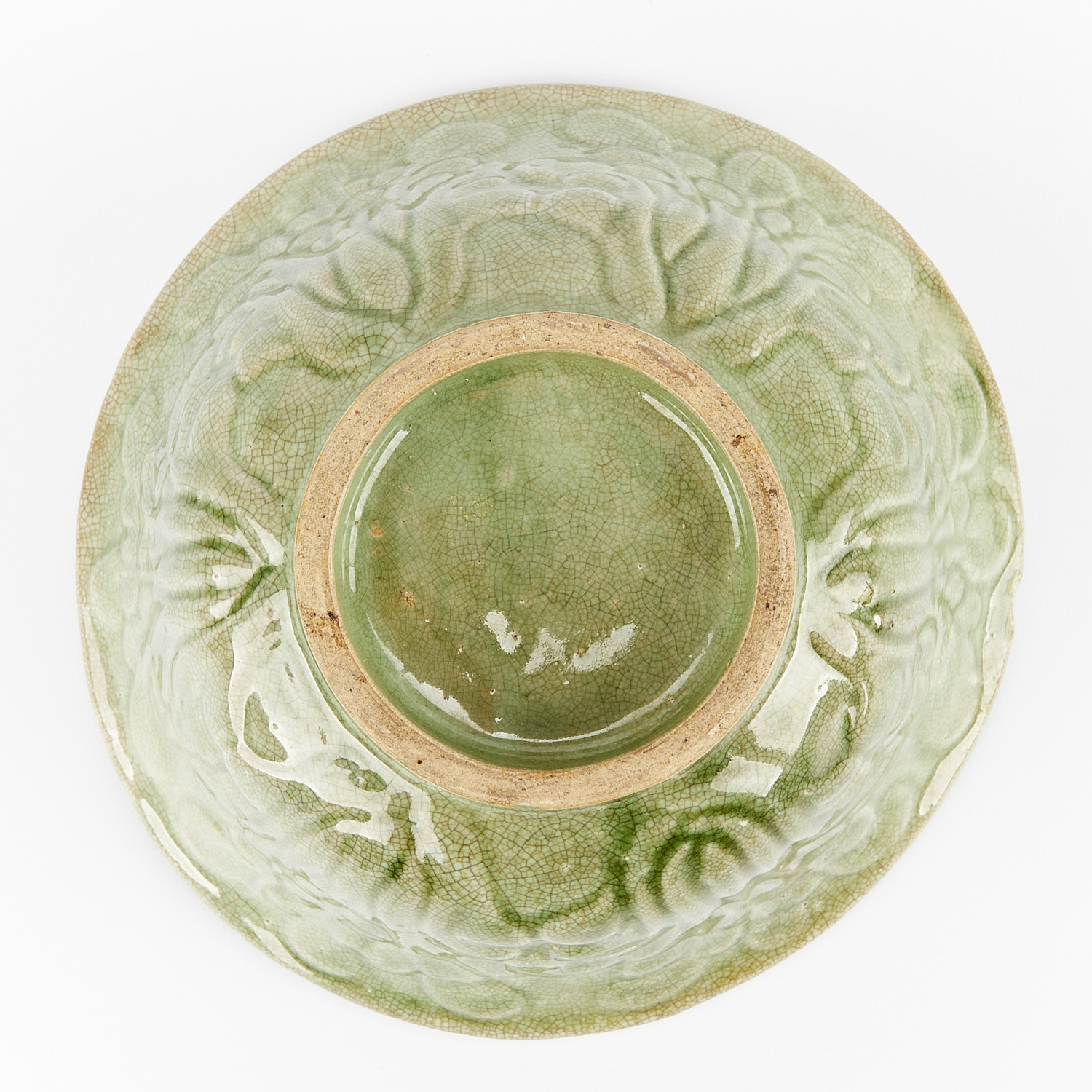 Chinese Late Qing Celadon Glaze Ceramic Bowl - Image 2 of 9