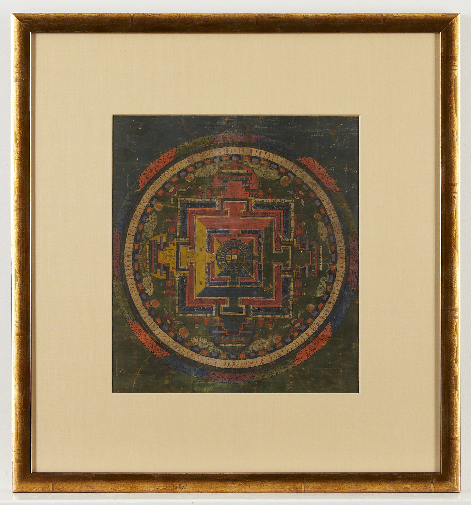 18th c. Tibetan Mandala Thangka - Image 3 of 6