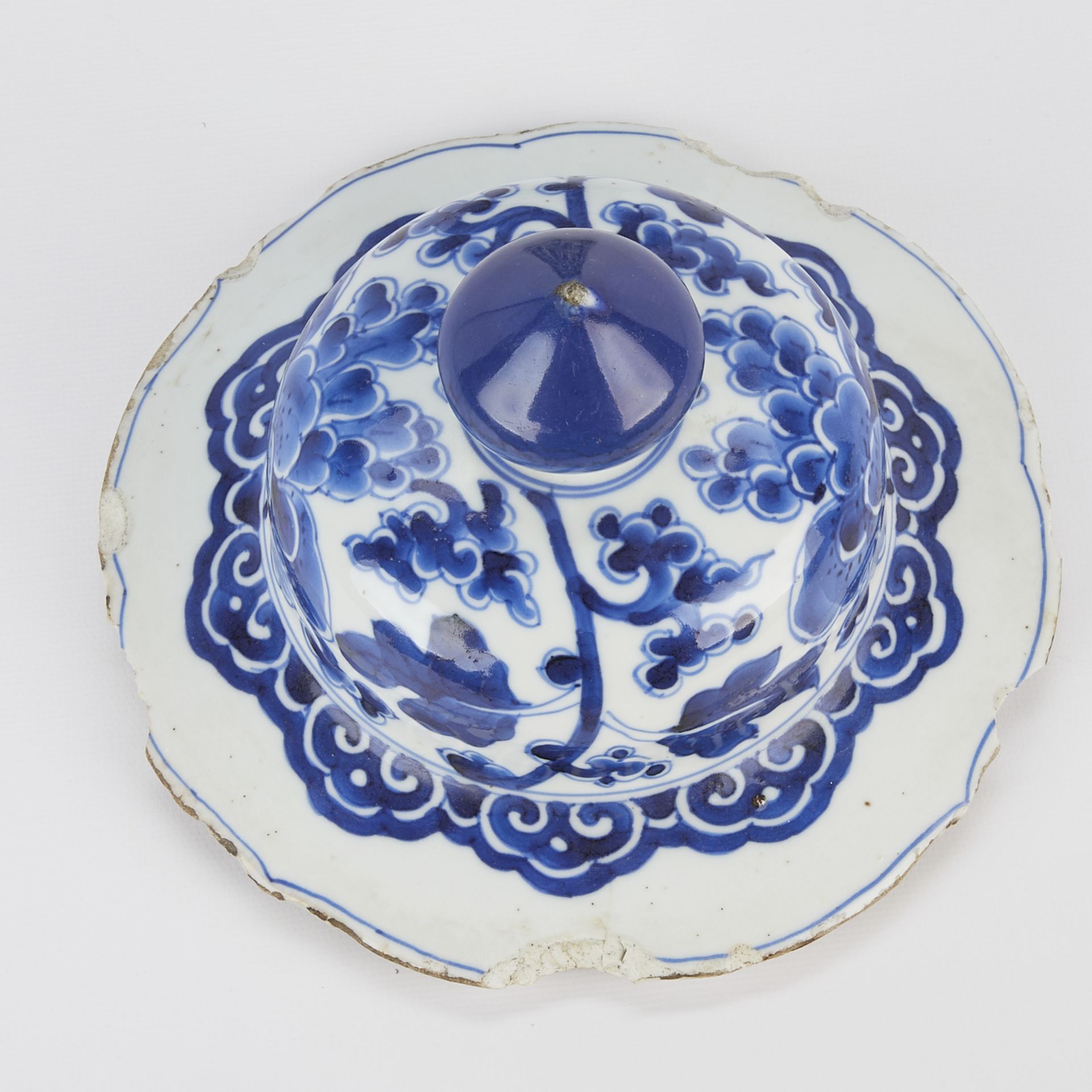19th c. Chinese B&W Porcelain Baluster Vase - Bild 9 aus 15