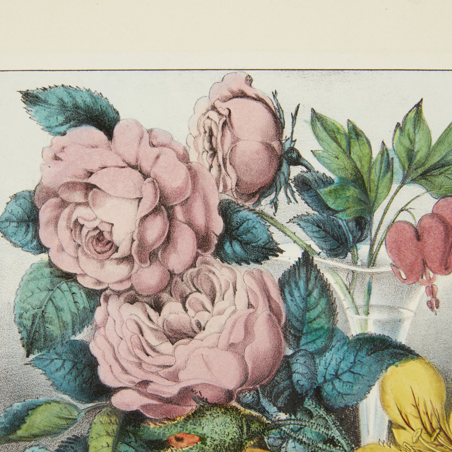 Currier & Ives "Fruit & Flowers" Print 1870 - Image 7 of 8