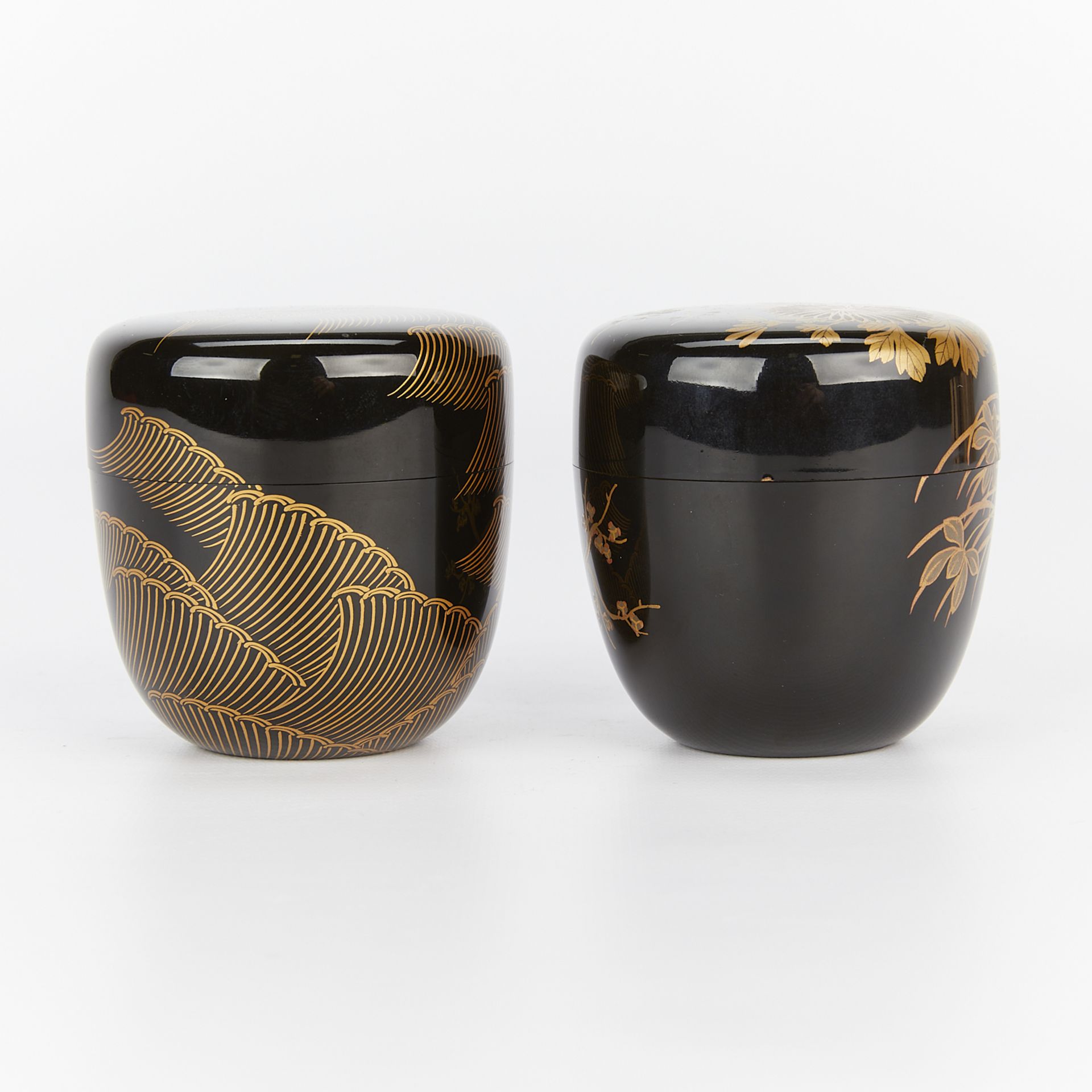 2 Japanese Natsume Tea Caddies in Boxes - Image 6 of 16