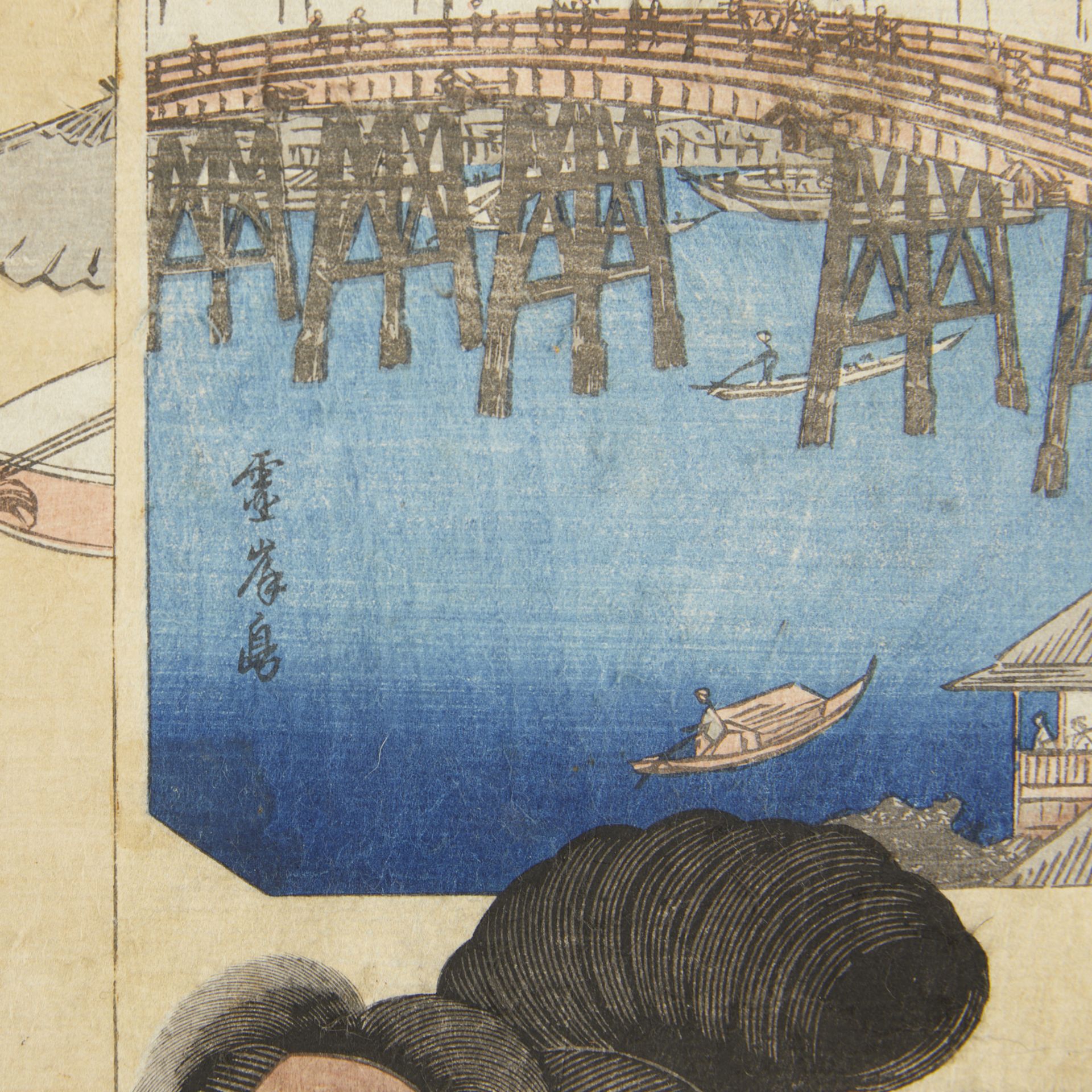 4 Kunisada Edo Period Woodblock Prints - Bild 7 aus 28