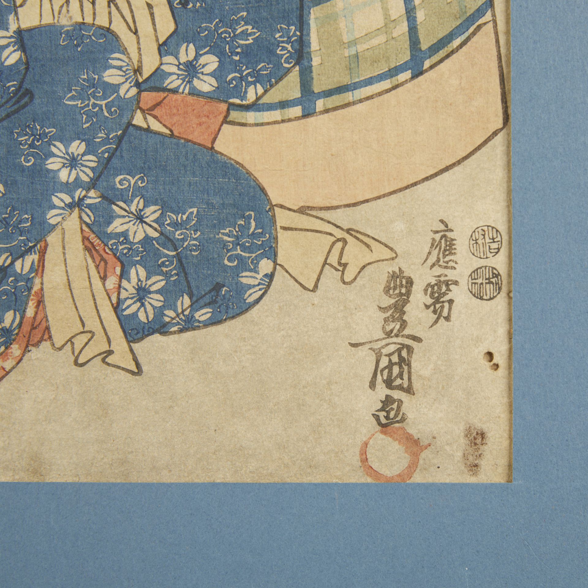 4 Kunisada Edo Period Woodblock Prints - Image 12 of 28