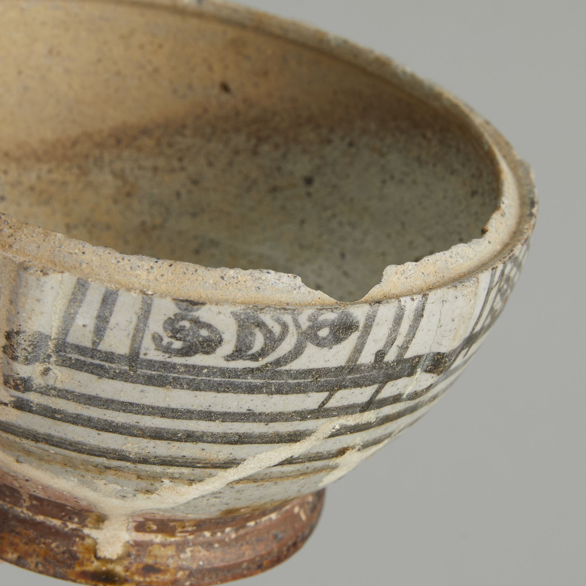 13th c. Thai Sawankhalok Ceramic Lidded Jar - Image 9 of 10