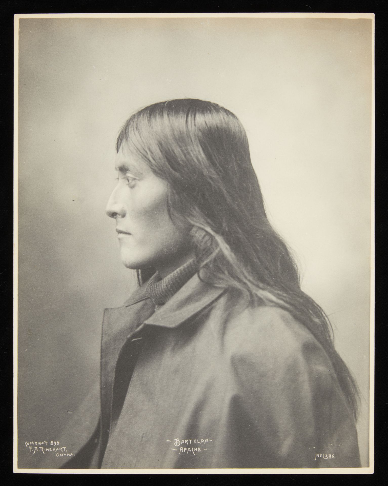F.A. Rinehart "Bartelda - Apache" Photograph 1899 - Bild 3 aus 6