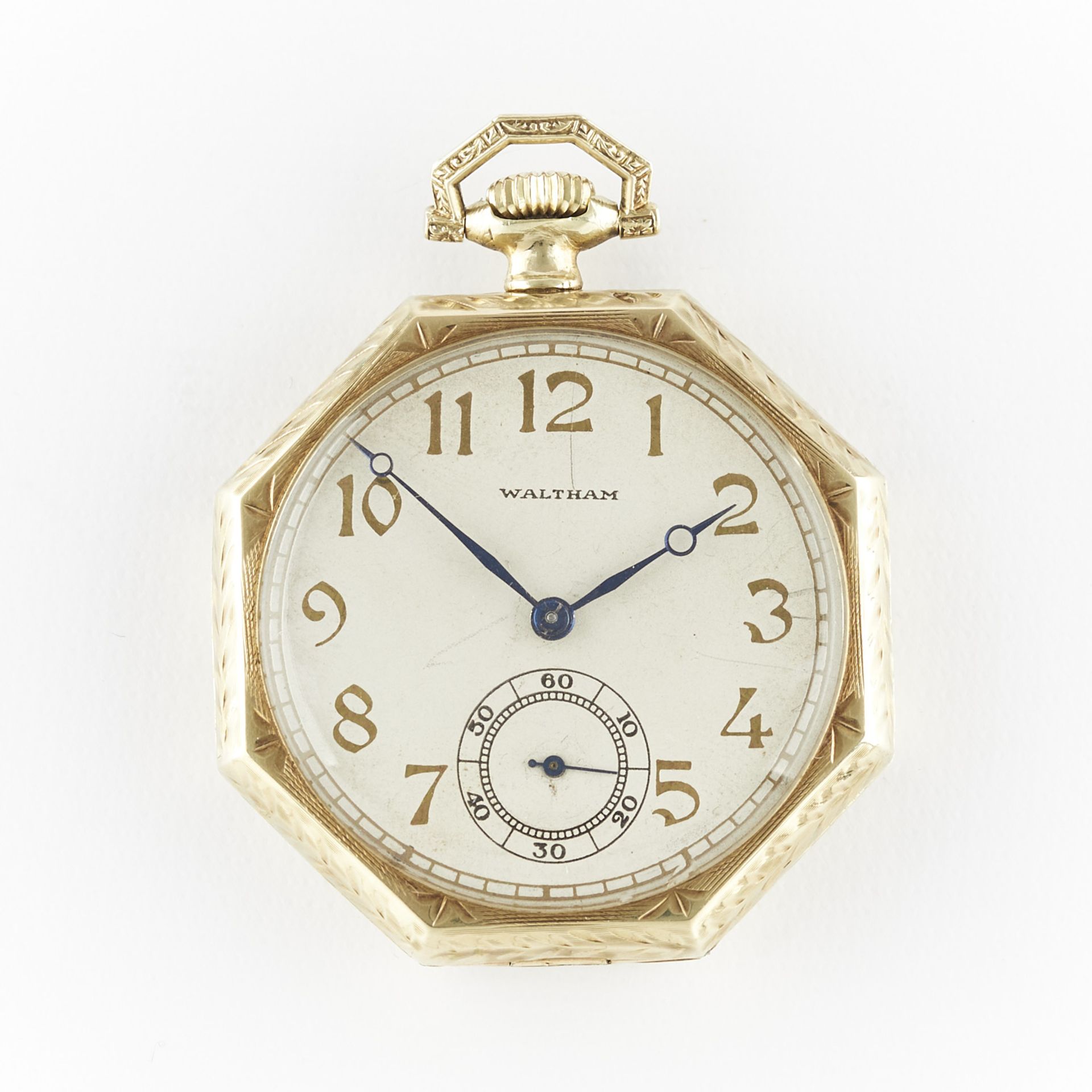 Waltham 14k Open Face Pocket Watch