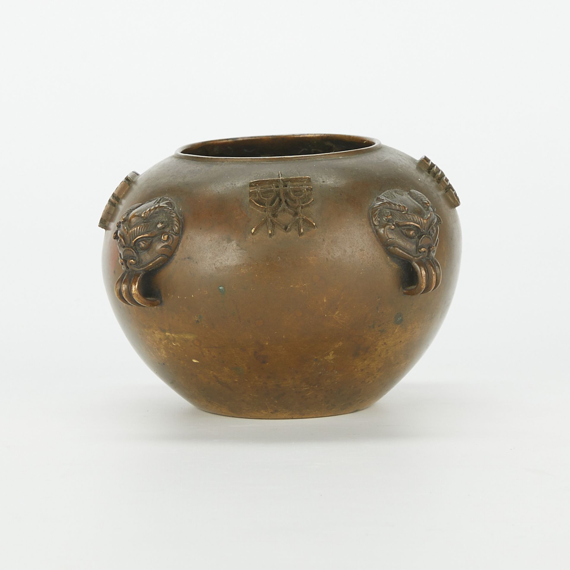 19th c. Chinese Bronze Censer - Bild 4 aus 7