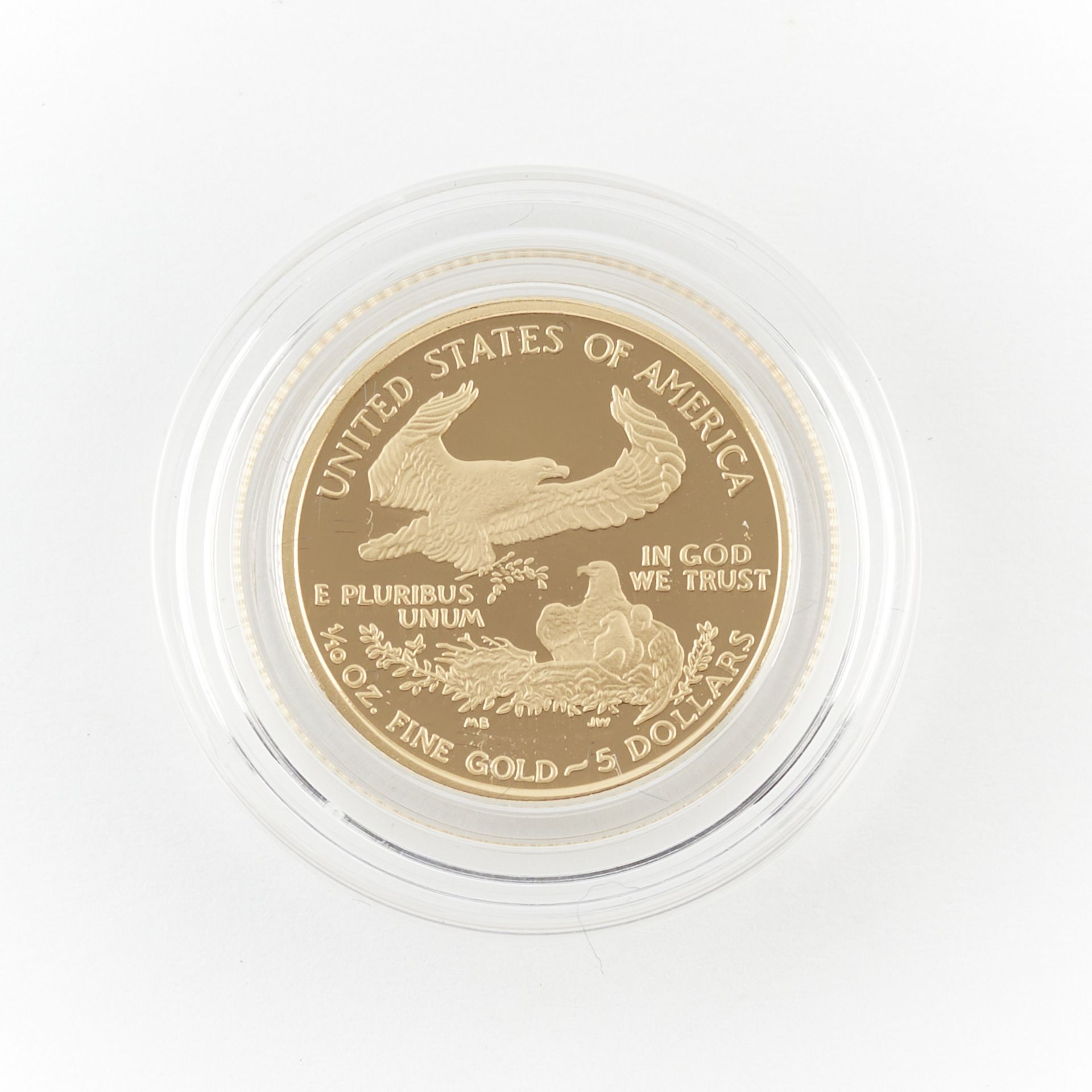 2005 $5 Gold American Eagle Proof Coin - Bild 2 aus 3