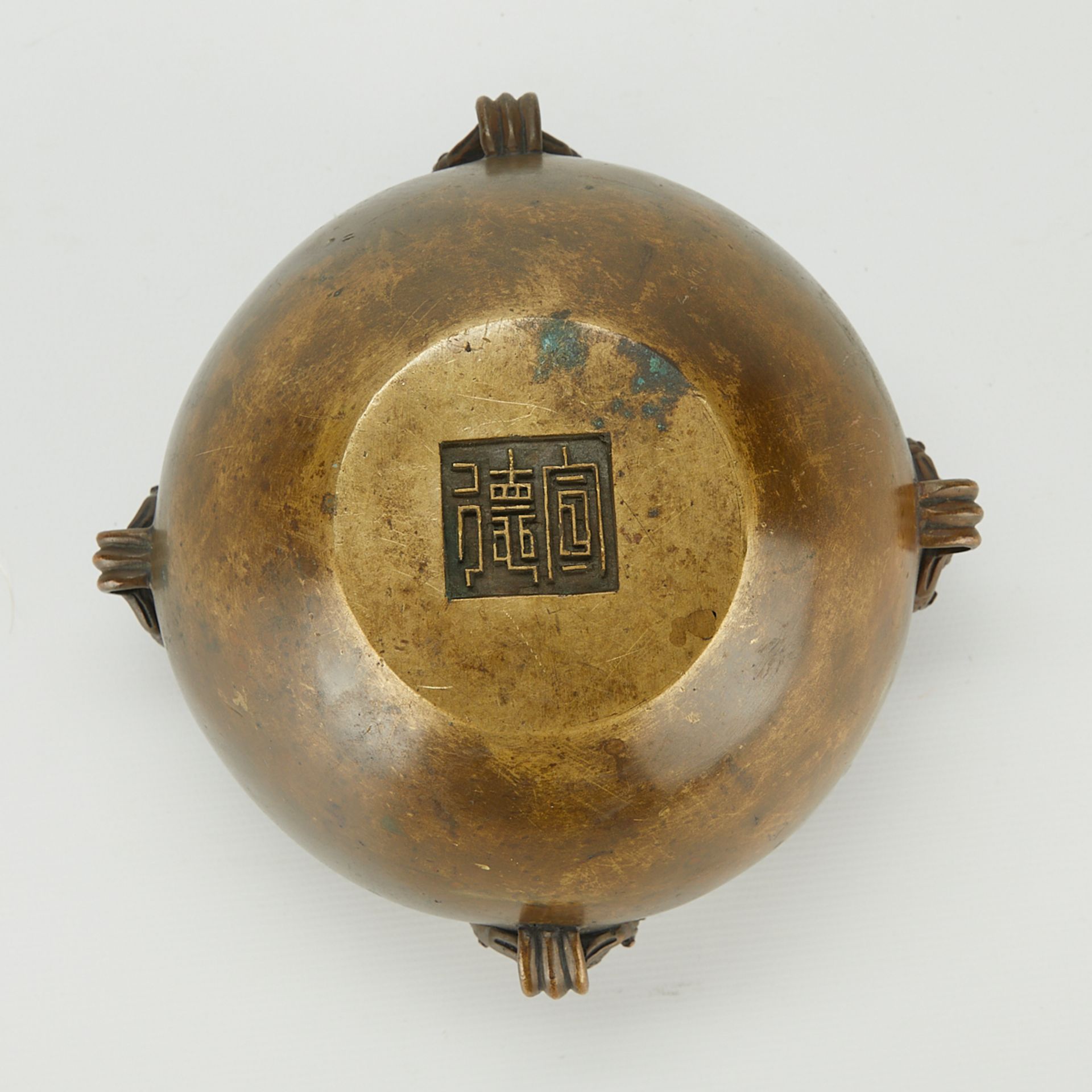 19th c. Chinese Bronze Censer - Bild 6 aus 7