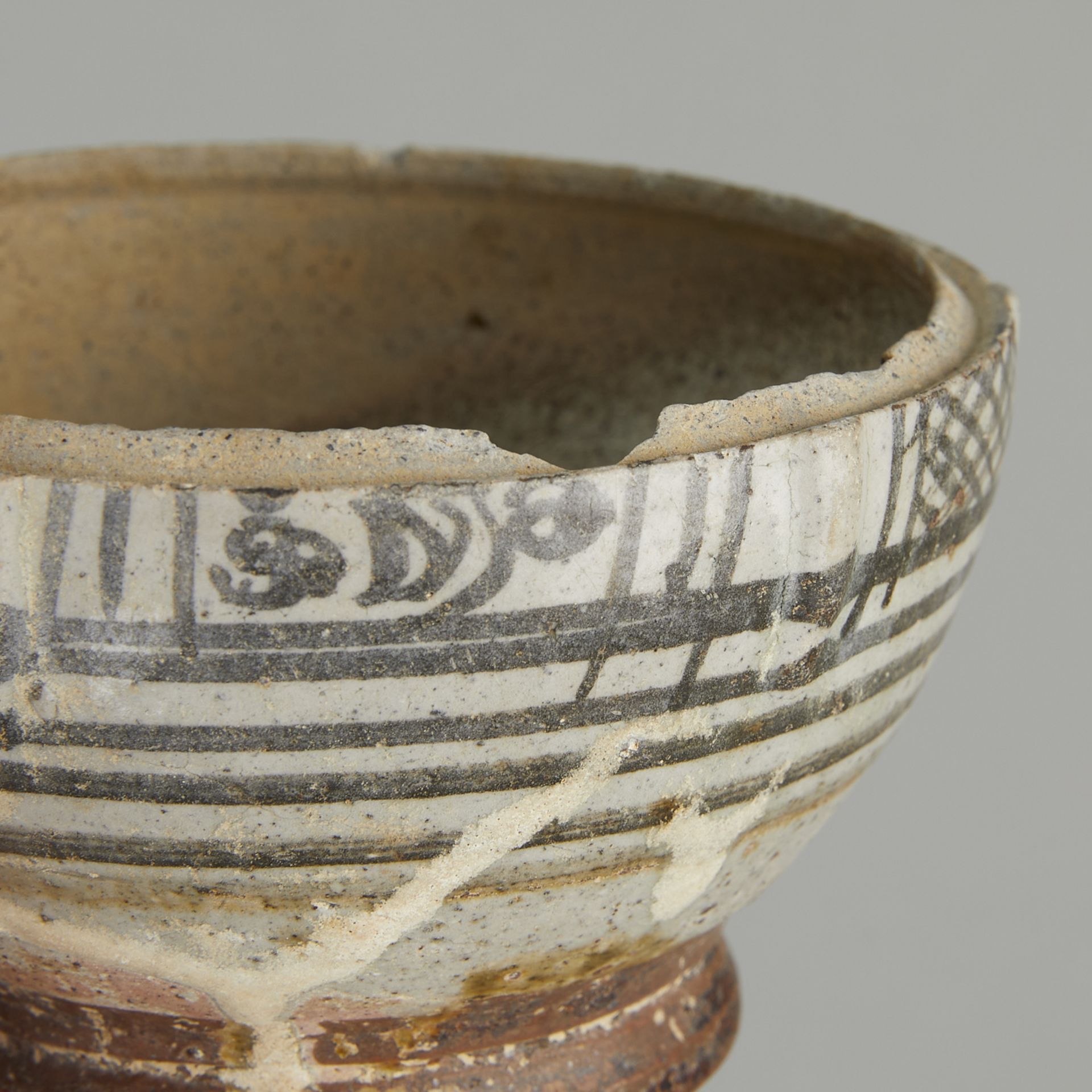 13th c. Thai Sawankhalok Ceramic Lidded Jar - Image 8 of 10