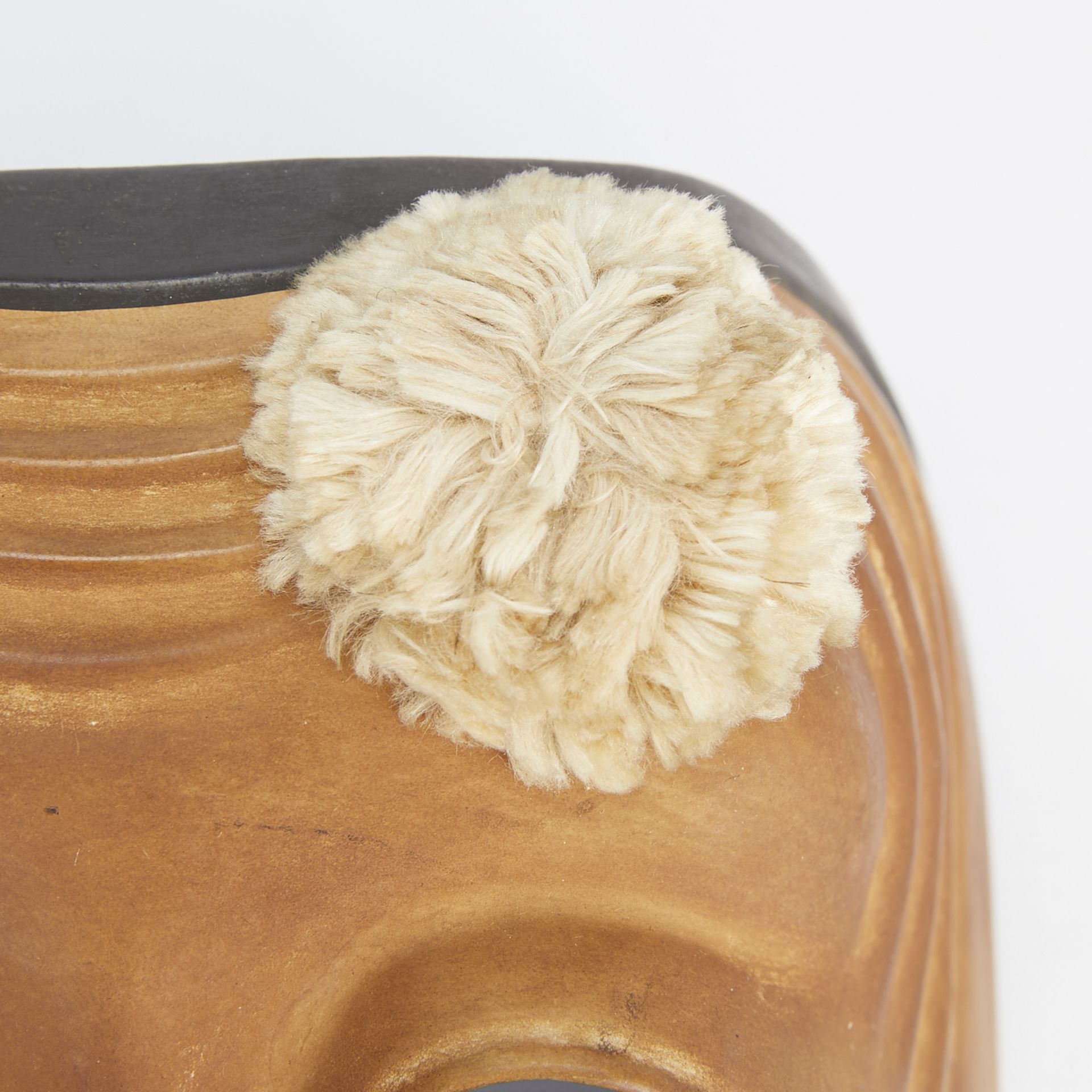 Kano Tessai Carved Wood Noh Mask - Image 6 of 15