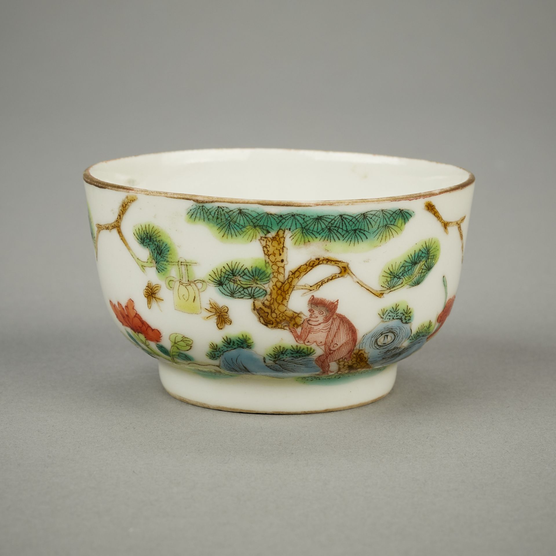 Small Chinese Famille Rose Porcelain Cup - Bild 3 aus 9