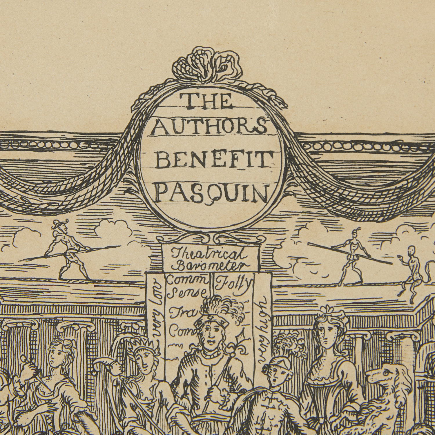 Aft. William Hogarth "Theatre in Hay Market" Print - Image 4 of 5