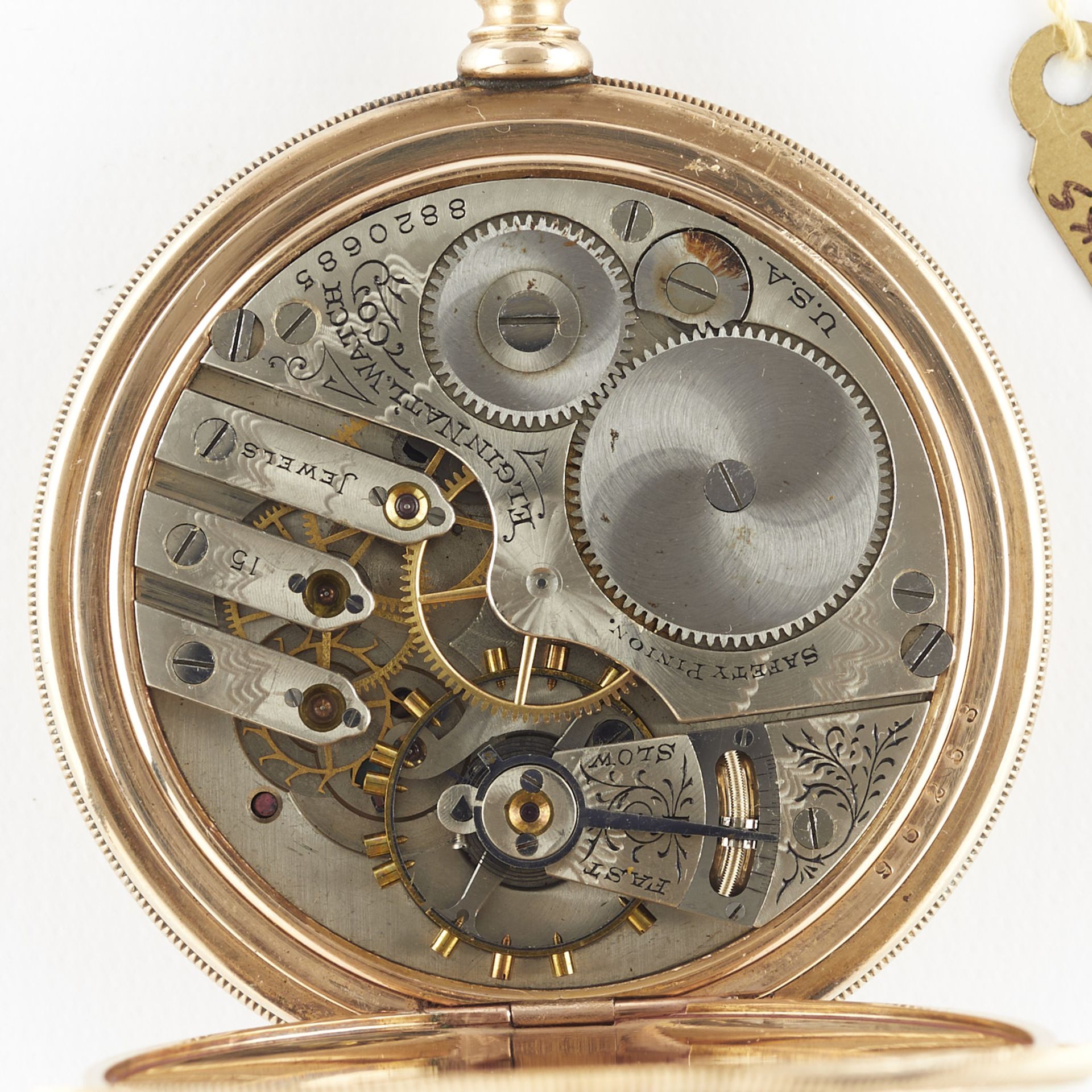 Elgin 14K Gold Filled Hunter Pocket Watch - Image 4 of 7