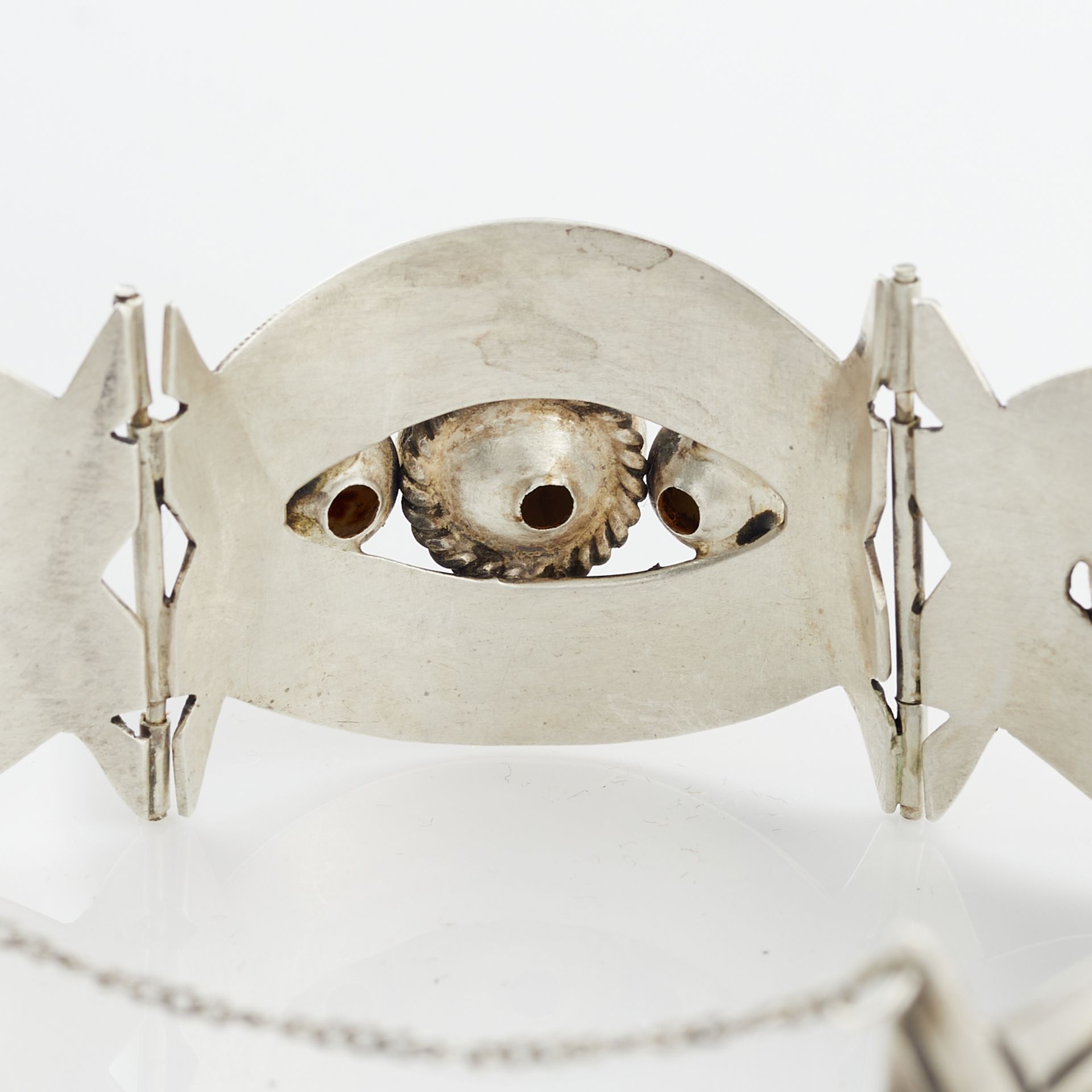 2 Mexican Silver Bracelets - Image 11 of 11