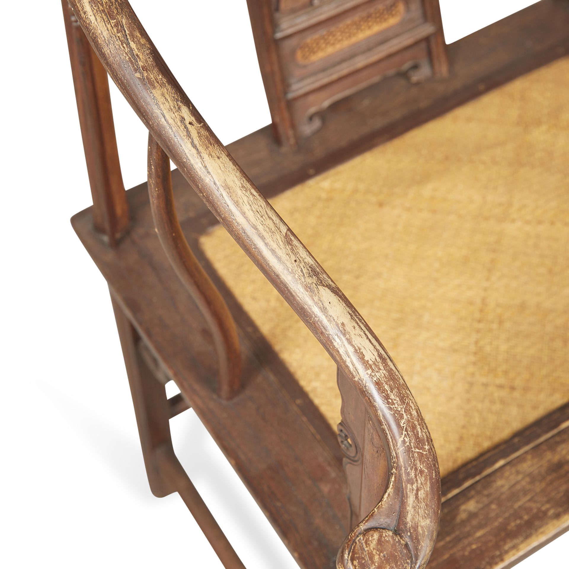 Pair Chinese Elm Horseshoe Back Quanyi Chairs - Bild 20 aus 20