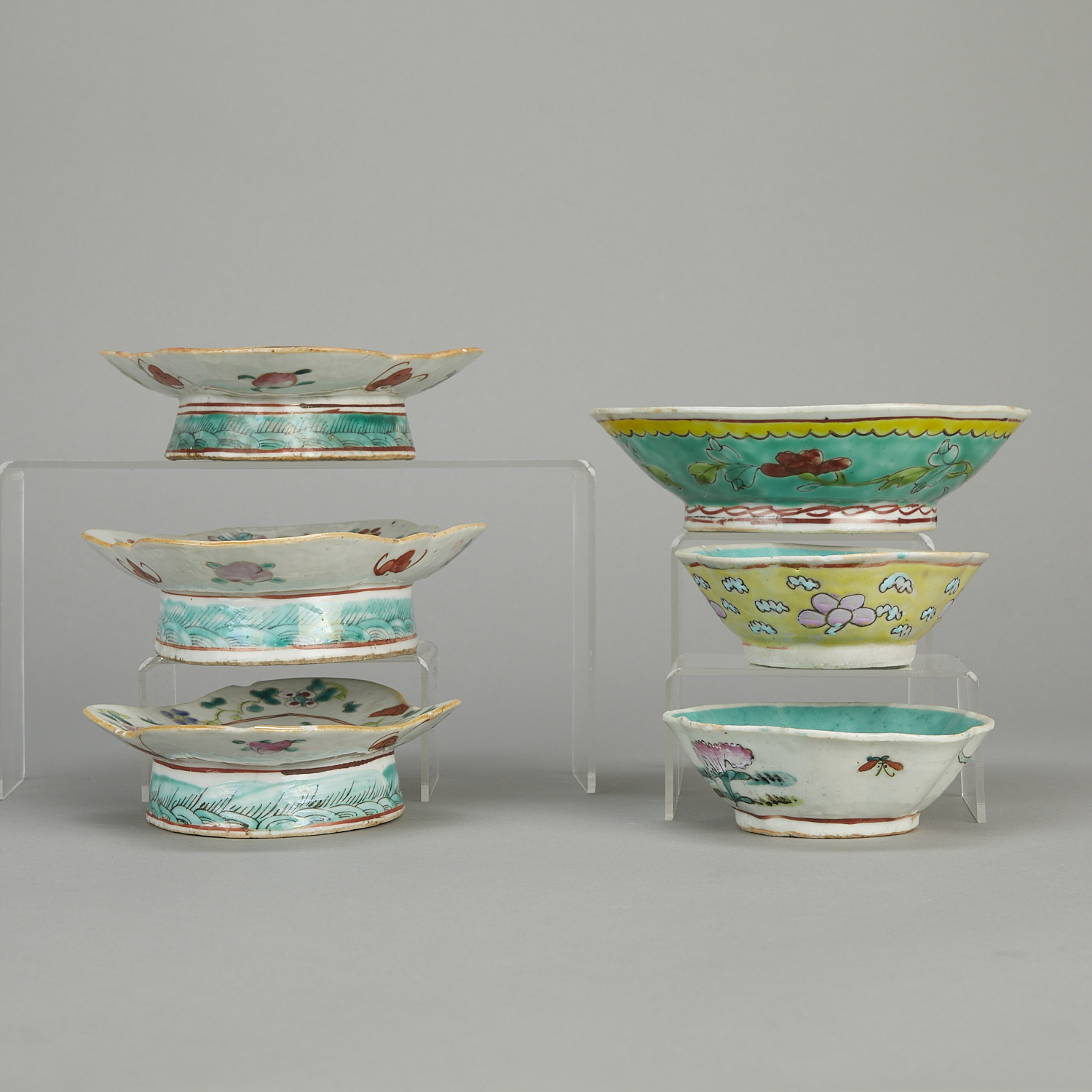 8 Chinese Famille Rose Porcelain Dishes - Image 12 of 27