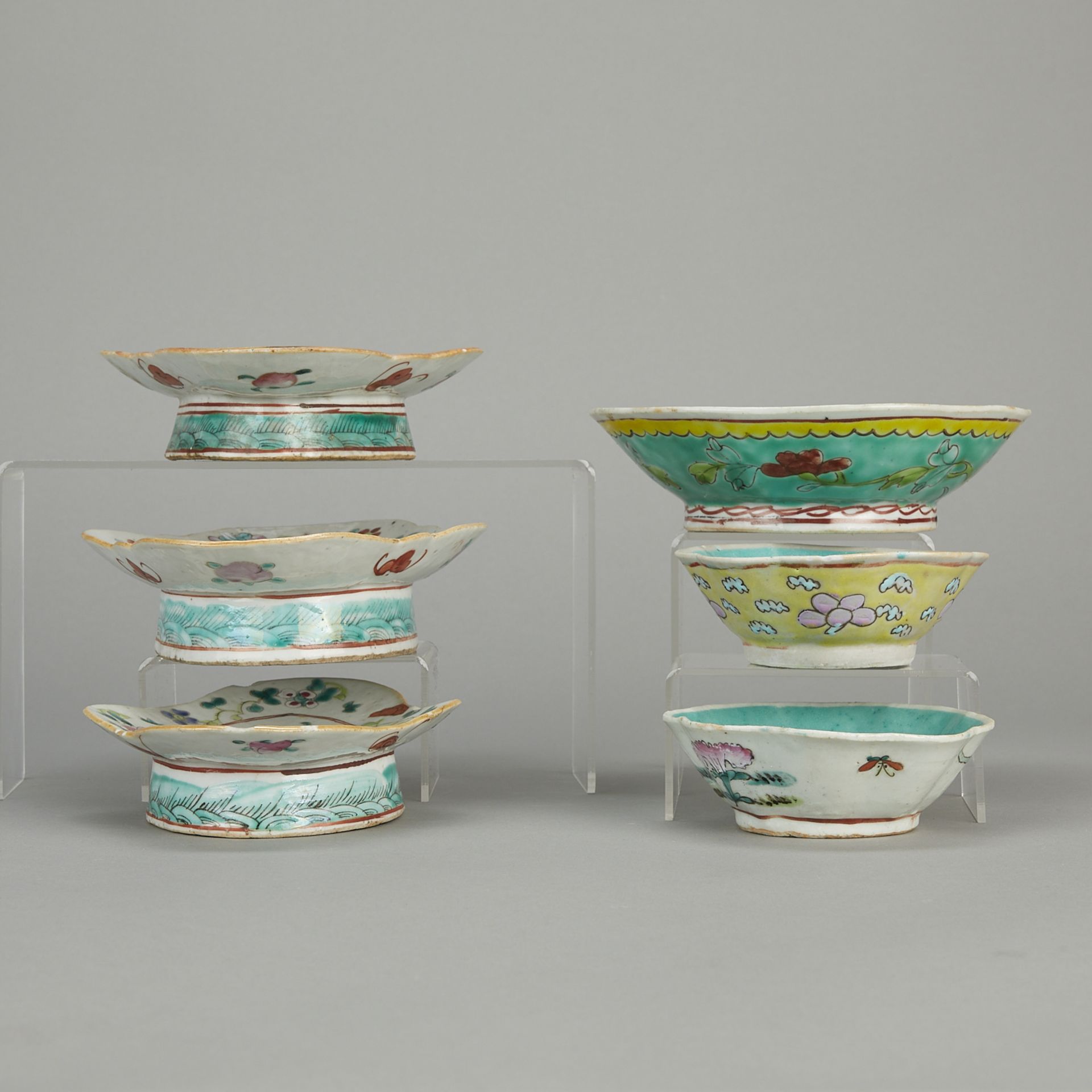 8 Chinese Famille Rose Porcelain Dishes - Bild 12 aus 27