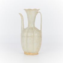 Chinese Qingbai Ceramic Lobed Ewer