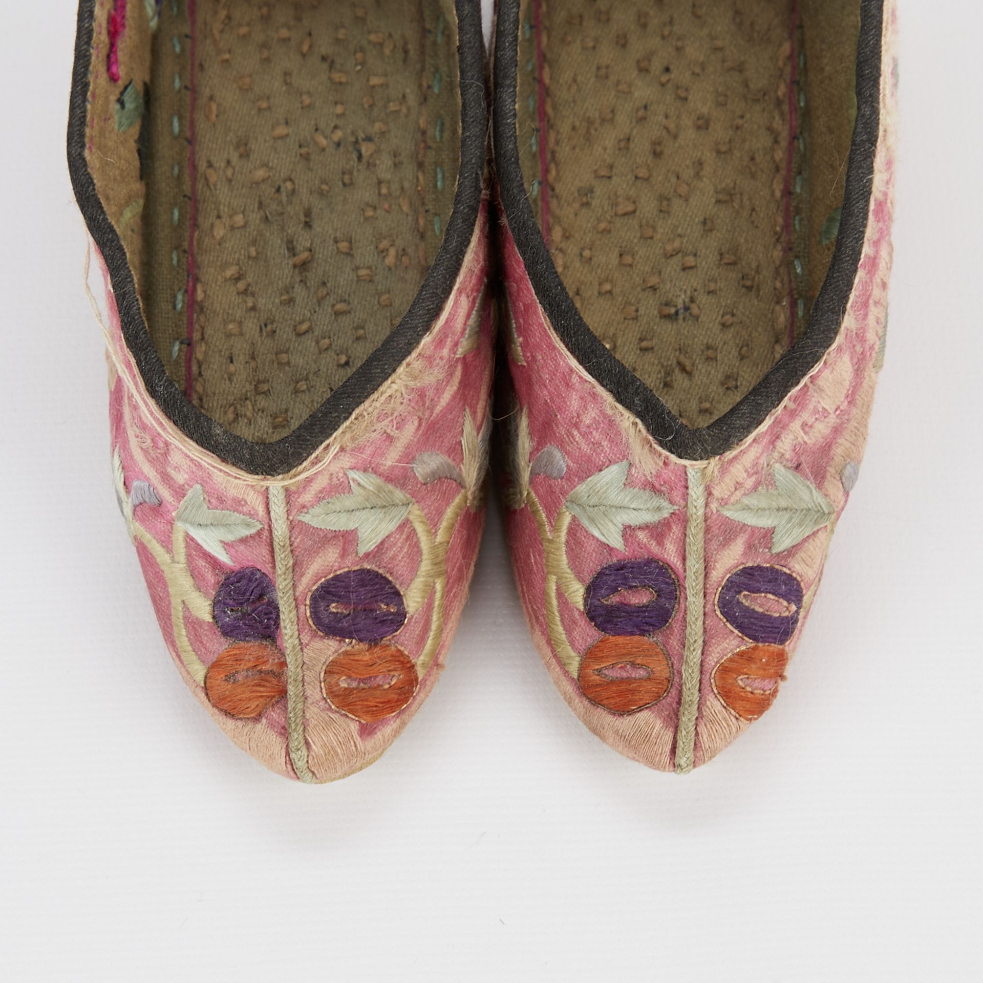 6 Pairs of Chinese Silk Foot Binding Shoes - Image 8 of 12