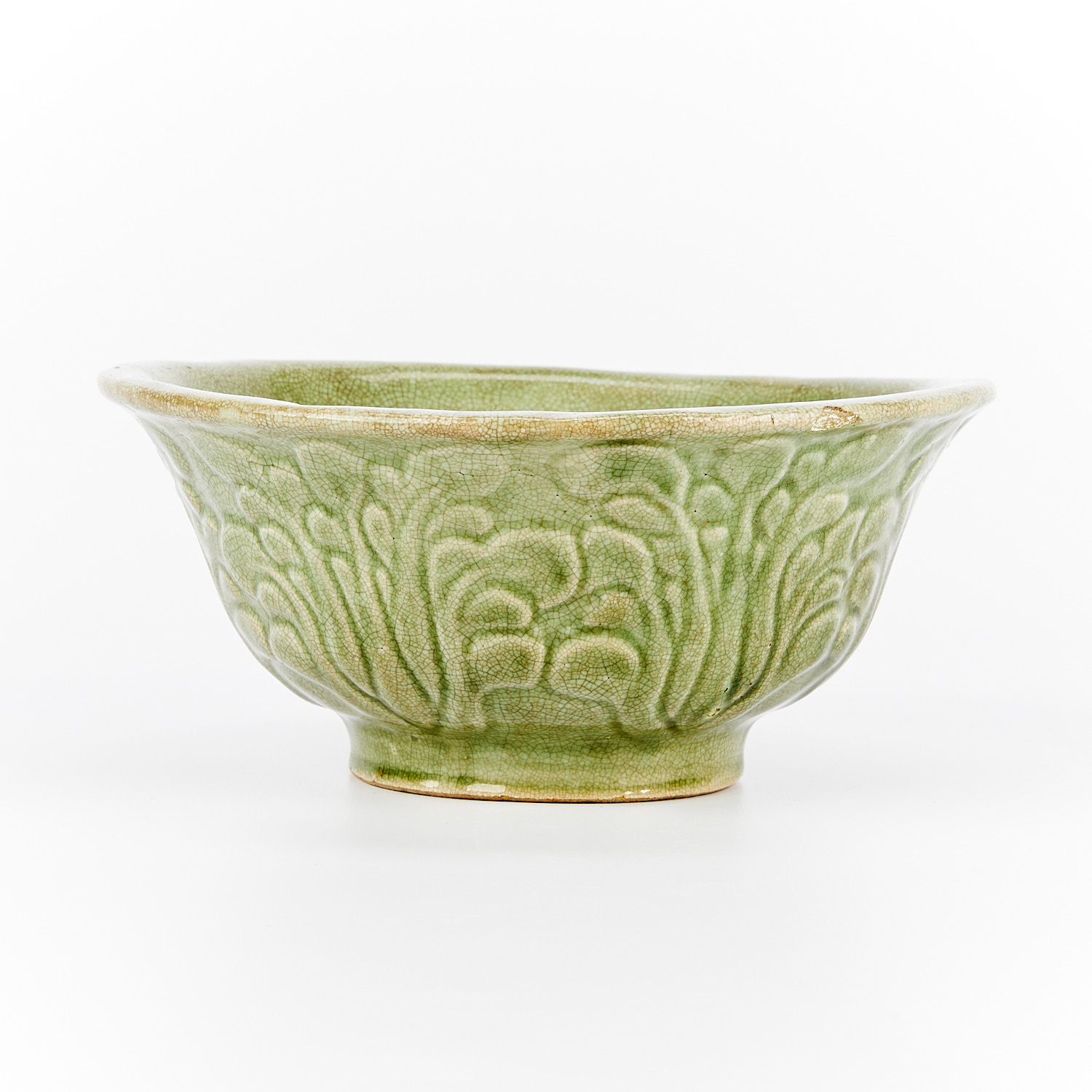 Chinese Late Qing Celadon Glaze Ceramic Bowl - Image 3 of 9