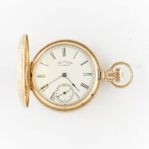 Waltham 14k Gold Hunter Pocket Watch