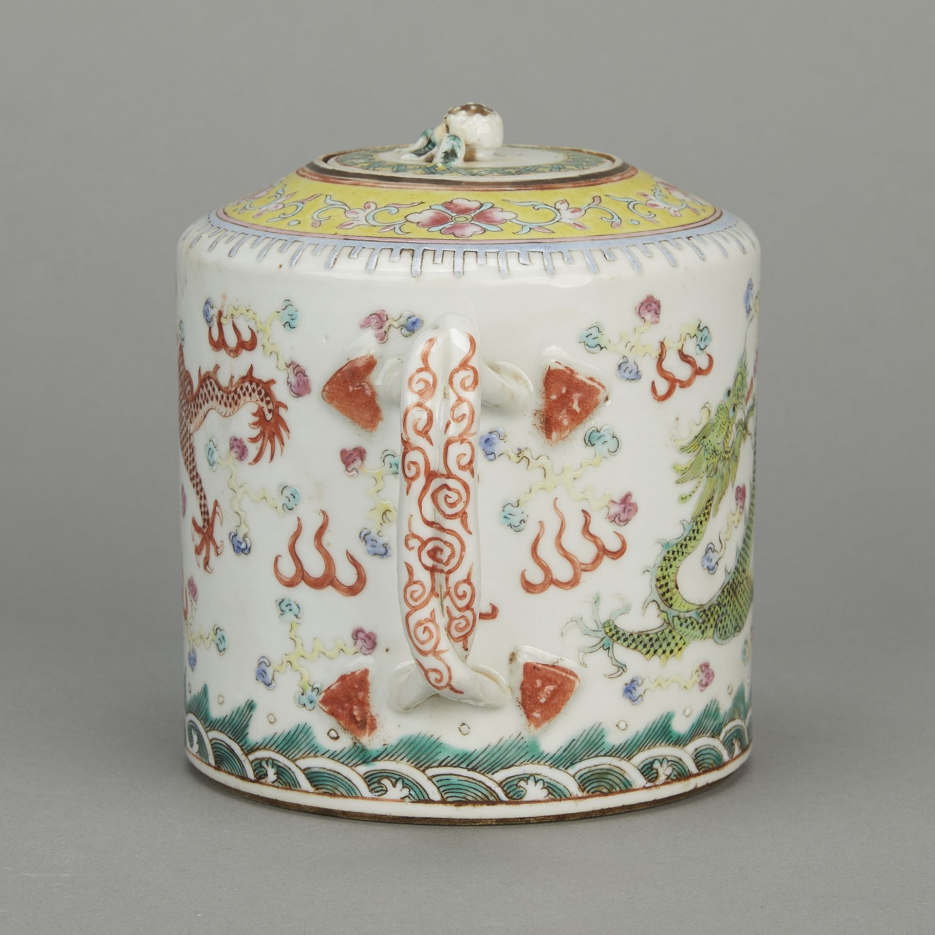 Chinese Guangxu Famille Rose Porcelain Teapot - Bild 3 aus 13