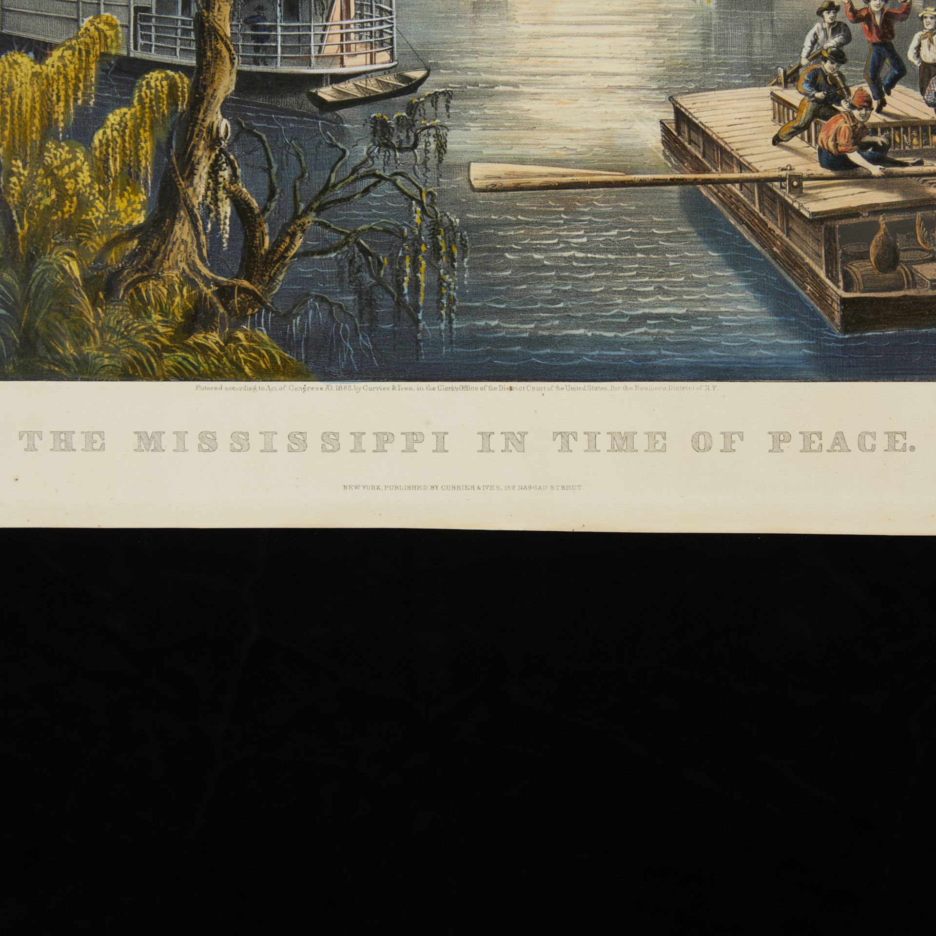 Currier & Ives "The Mississippi in Time of Peace" - Image 2 of 10