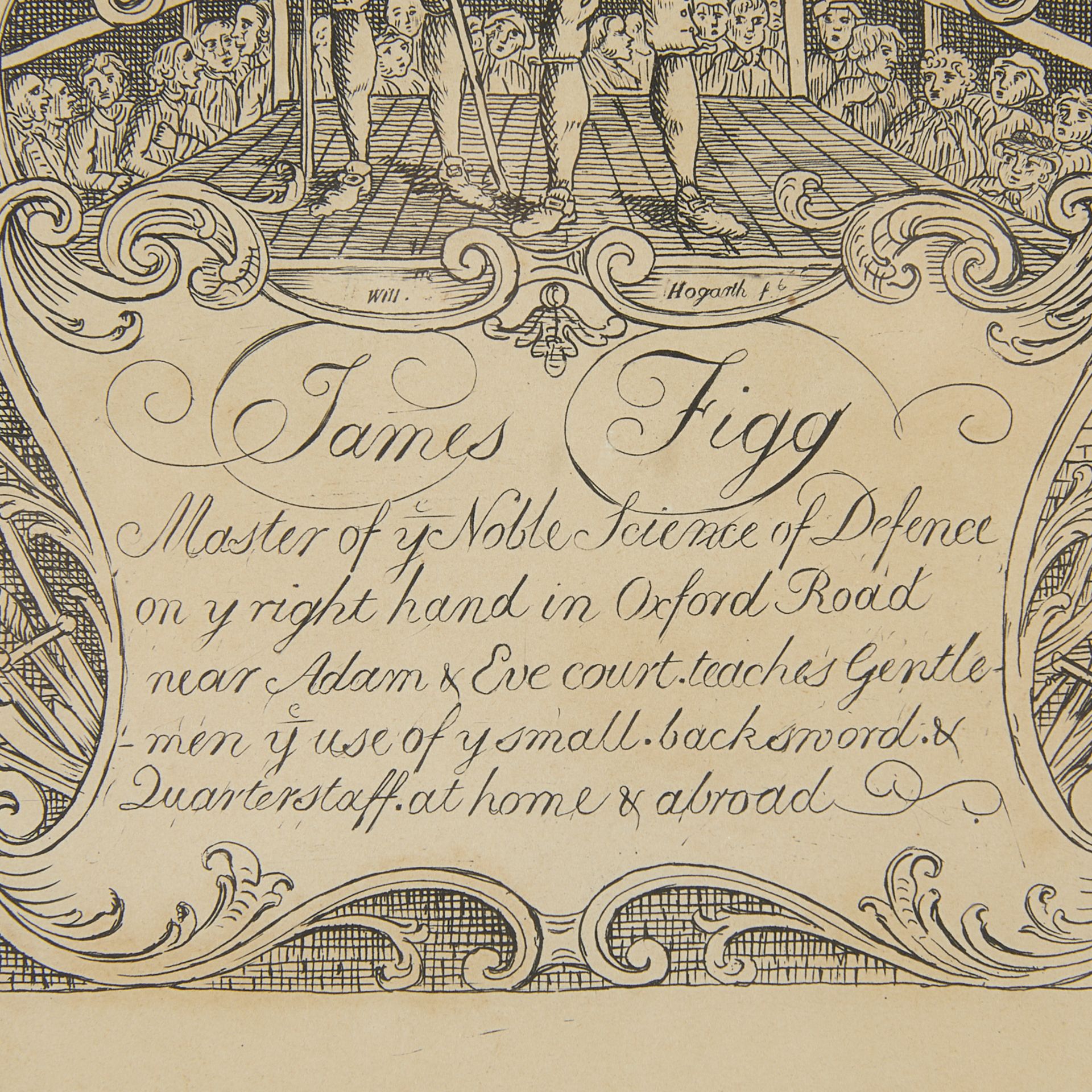 After William Hogarth "James Figg" Engraving - Image 4 of 5